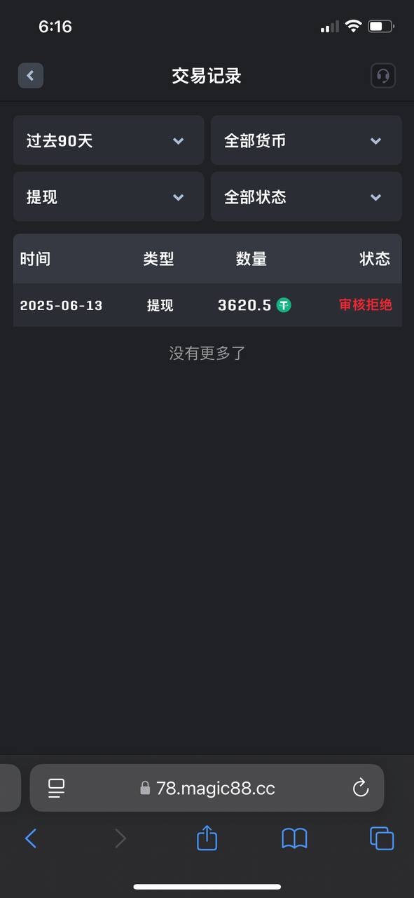magic88平台参加活动打22倍水，提款失败。